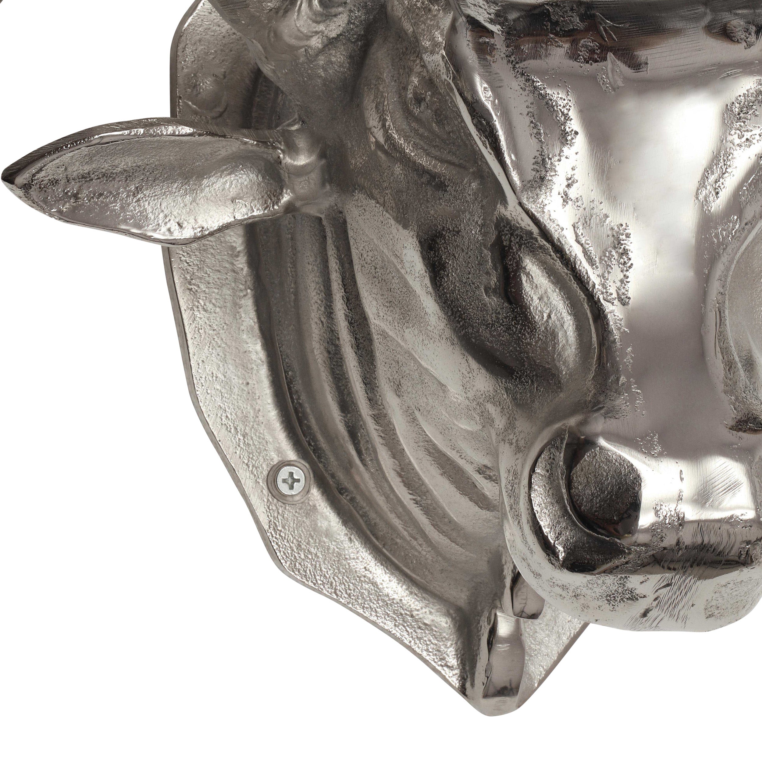 Telfair Glynn Handcrafted Aluminum Bison Wall Decor