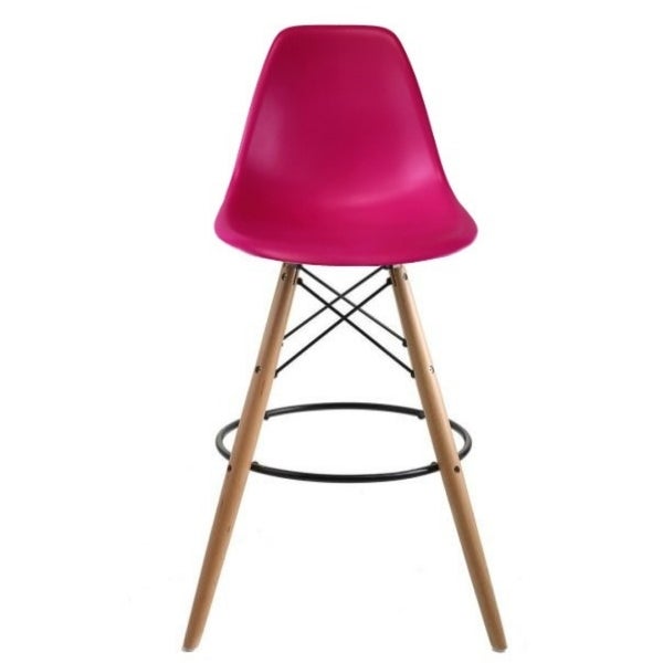 Eiffel Stool with Natural Wood Legs 26