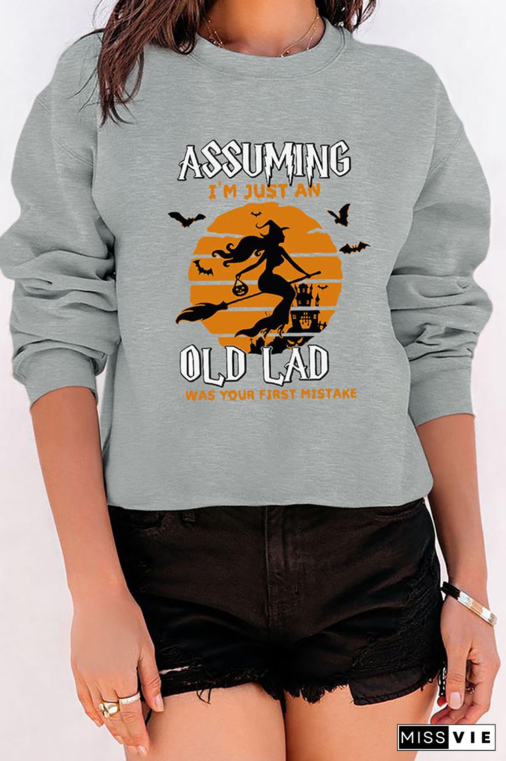 Assuming I'm Just An Old Lady Was Your First Mistake sweatshirt Wholesale