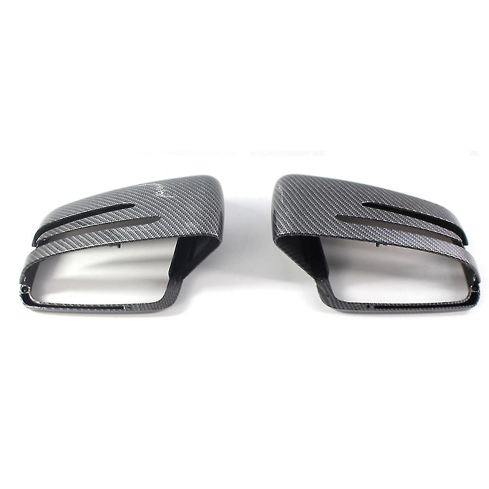 Car Carbon Fiber Rearview Side Mirror Cover Replacement For Mercedes A B C E Class W204 W212 W176 W