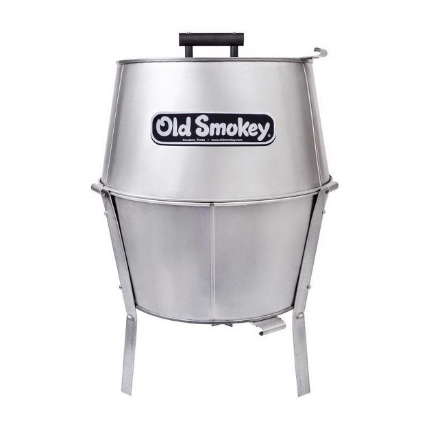 Old Smokey Products 17 In Charcoal Grill Silver