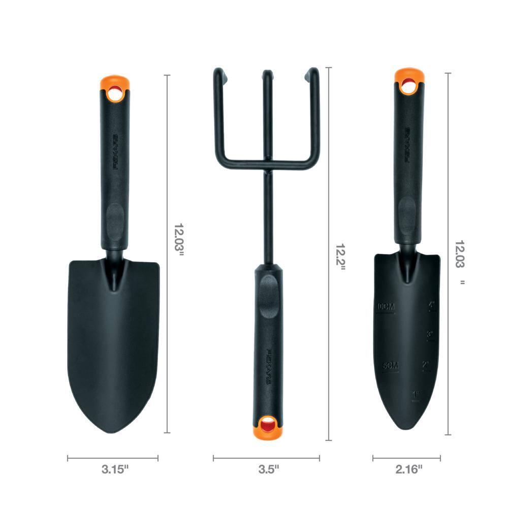 Fiskars 3-Piece Garden Tool Set 373770-1001