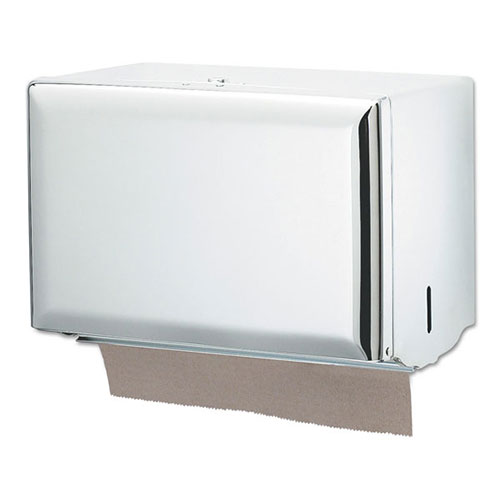 San Jamar Singlefold Paper Towel Dispenser | White， 10 3