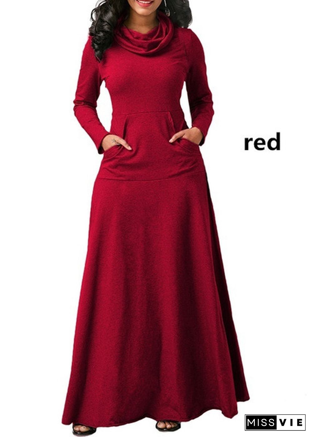 Women Fashion Dress Casual Long Sleeve Pullover Cotton Long Dress Plus Size S-5Xl