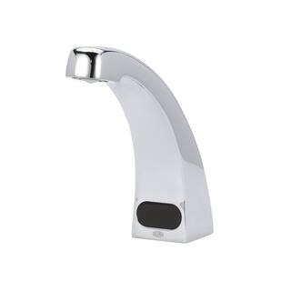 Zurn AquaSense Sensor Faucet Single Hole 0.5 GPM Aerator 6 VDC Plug-In Power Converter Chrome Z6913-XL-ACA