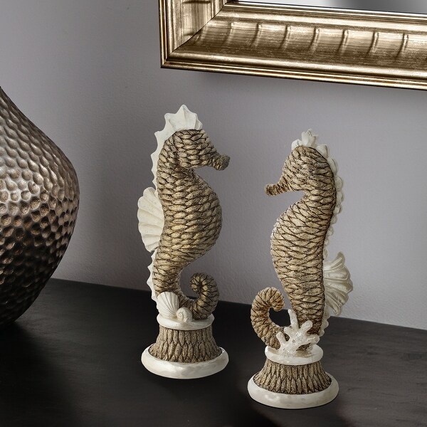 10.5 Resin Seahorse Set of 2