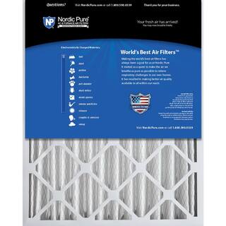 Nordic Pure 20 in. x 25 in. x 4 in. Allergen Pleated Air Filter MERV 12 (2-Pack) 20x25x4M12-2