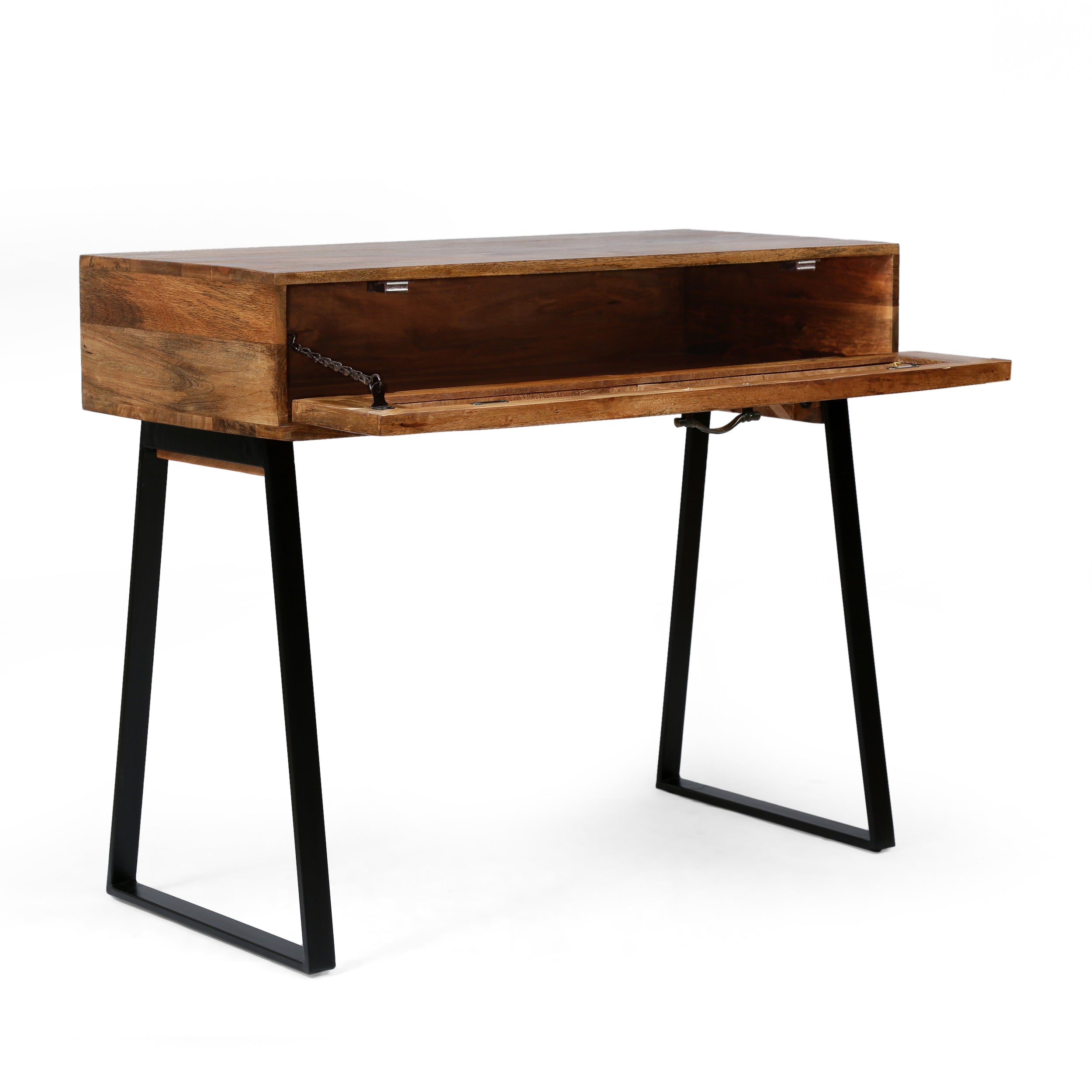 Fullen Handcrafted Boho Mango Wood Console Table