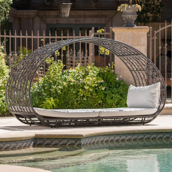 Boca Grande Outdoor Daybed by Christopher Knight Home