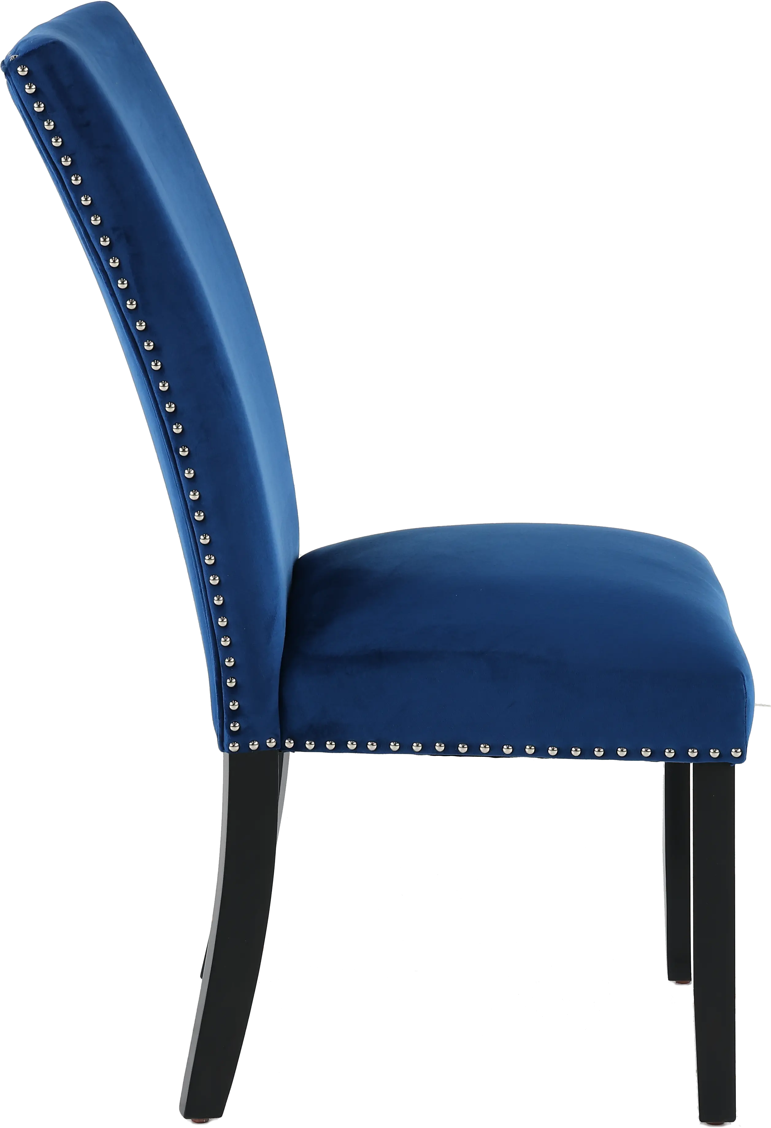 Valentino Blue Velvet Dining Room Chair