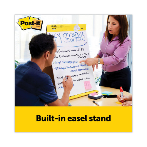 Post-it Self-Stick Tabletop Easel Pad， 20 x 23， White， 20 Sheets (563R)