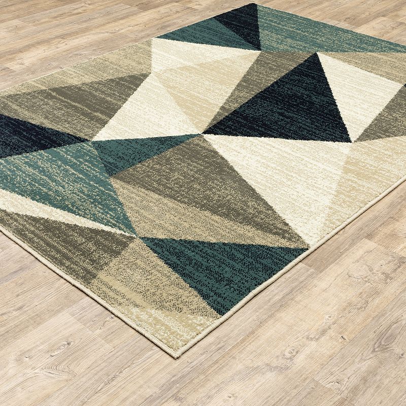 StyleHaven Easton Faceted Geometric Rug