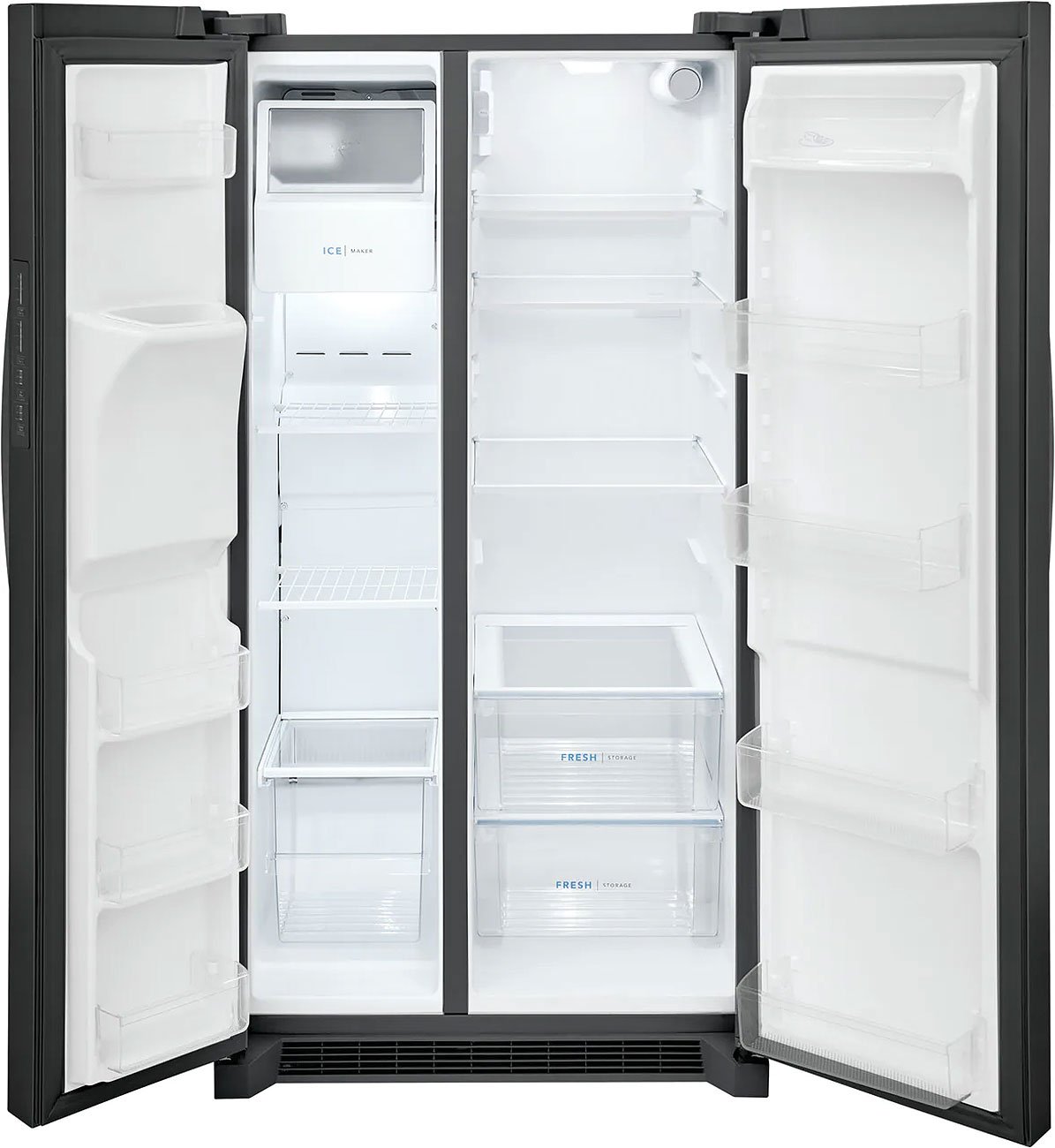 Frigidaire 25.6 Cu. Ft. Black Stainless Steel Side-By-Side Refrigerator