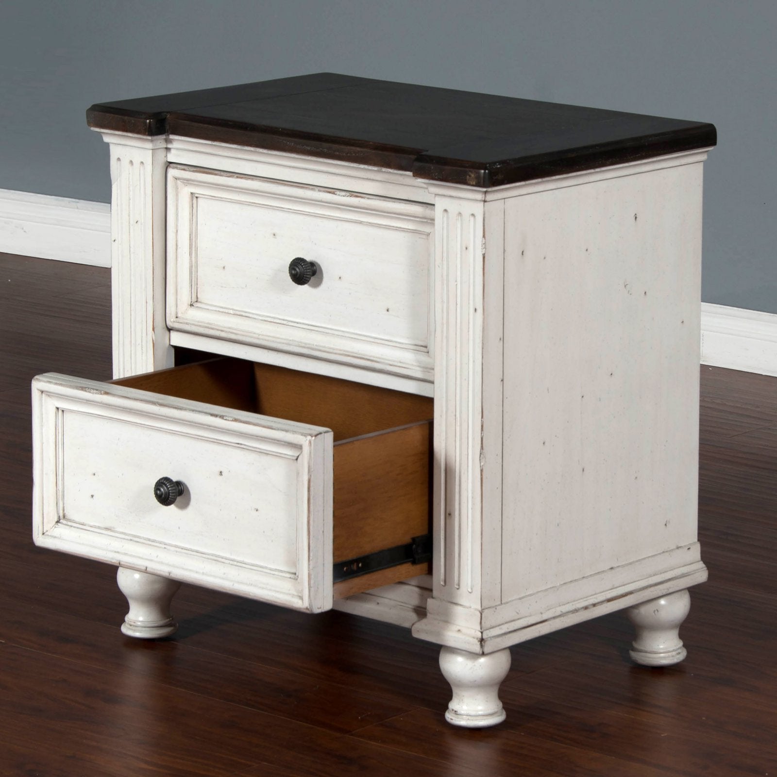 Sunny Designs Carriage House 2 Drawer Nightstand