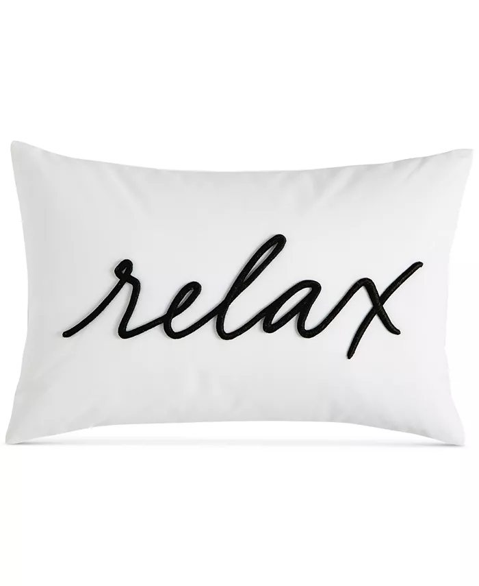 Charter Club CLOSEOUT! Word Decorative Pillow， 12