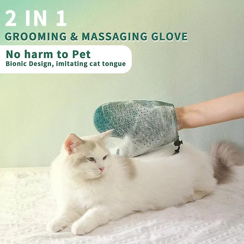 Efficient 2-in-1 dog hair remover glove