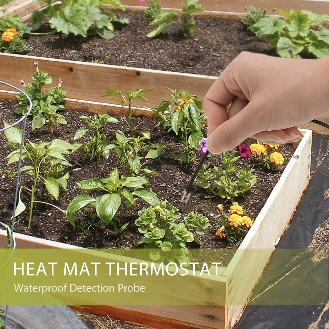 VIVOHOME Digital Thermostat Controller for Seedling Heat Mat