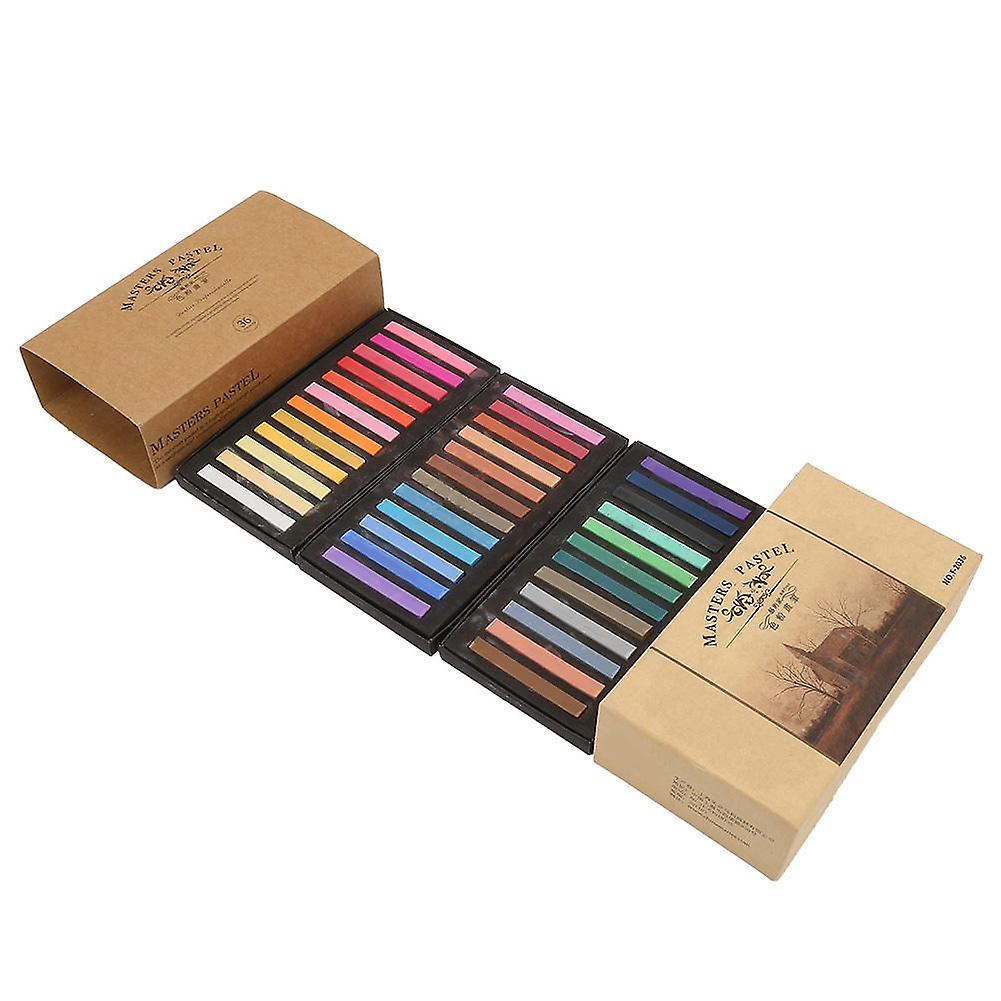 Fluorescent Crayons Disposable Hair Dying Rod Painting Chalk Set Painting Crayons(36 Colors)