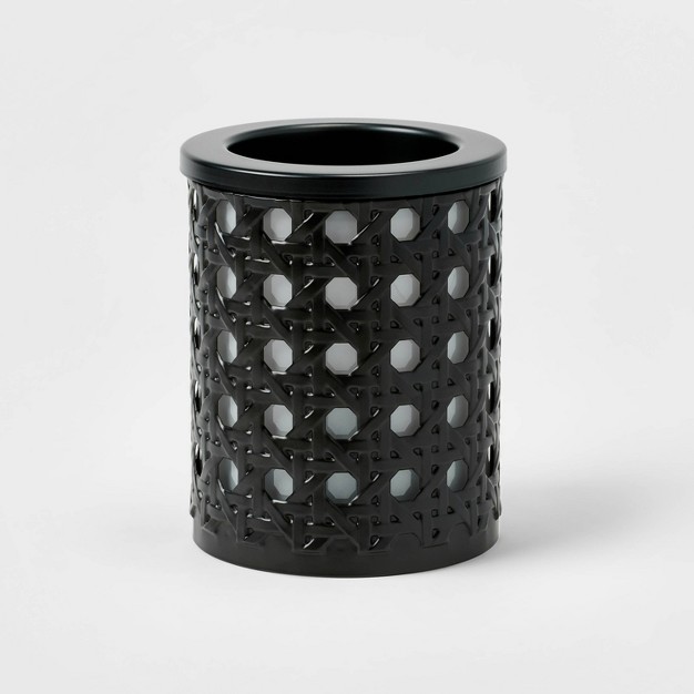 X 4 5 quot Bamboo Lattice Pattern Electric Scent Warmer Black