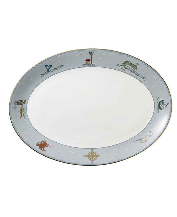 Wedgwood Sailors Farewell Oval Platter 14