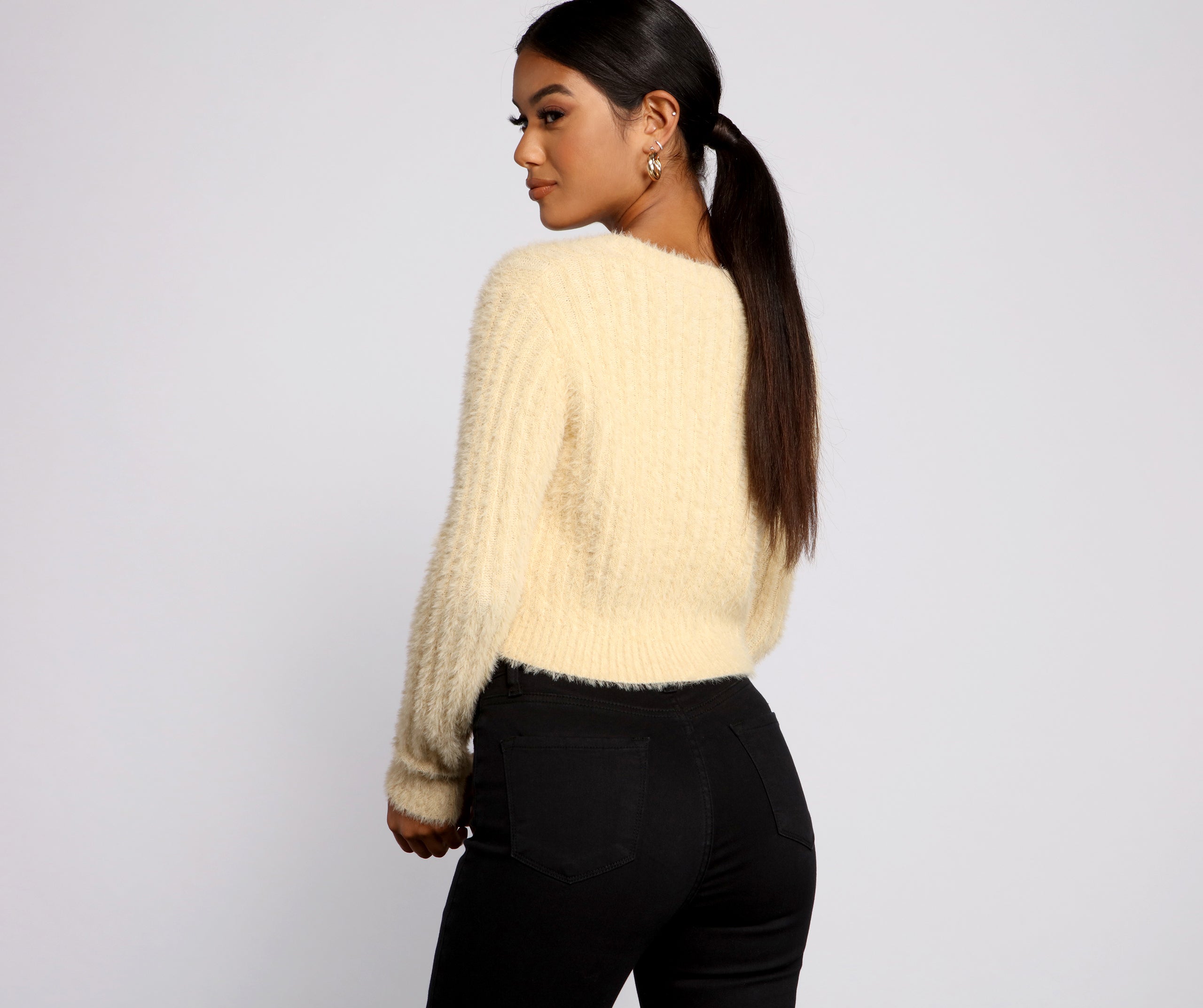 Cozy Vibes Cropped Cardigan