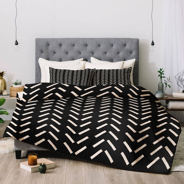 Nick Quintero Herringbone Comforter Set Deny Designs