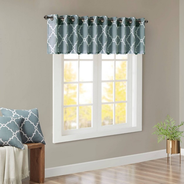 Sereno Fretwork Print Valance