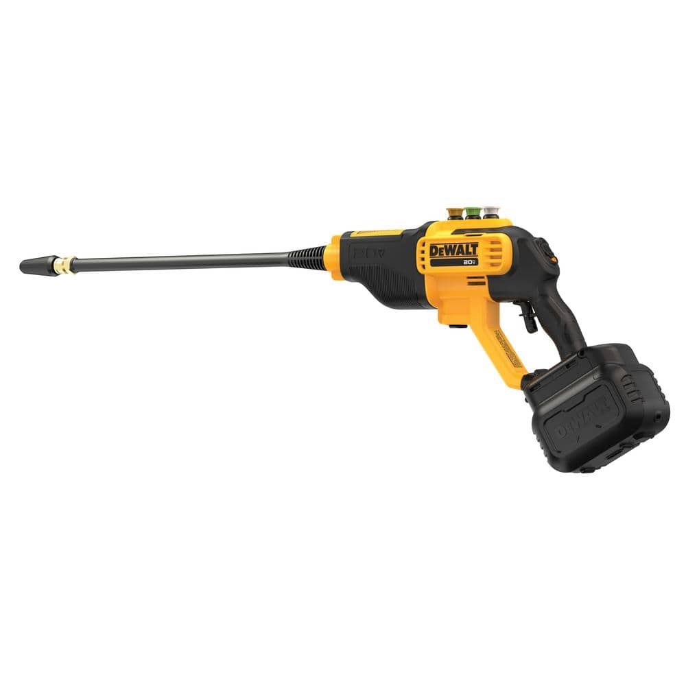 DEWALT 20V MAX 550 PSI 1.0 GPM Cold Water Cordless Electric Power Cleaner with 4 Nozzles (Tool Only) DCPW550B