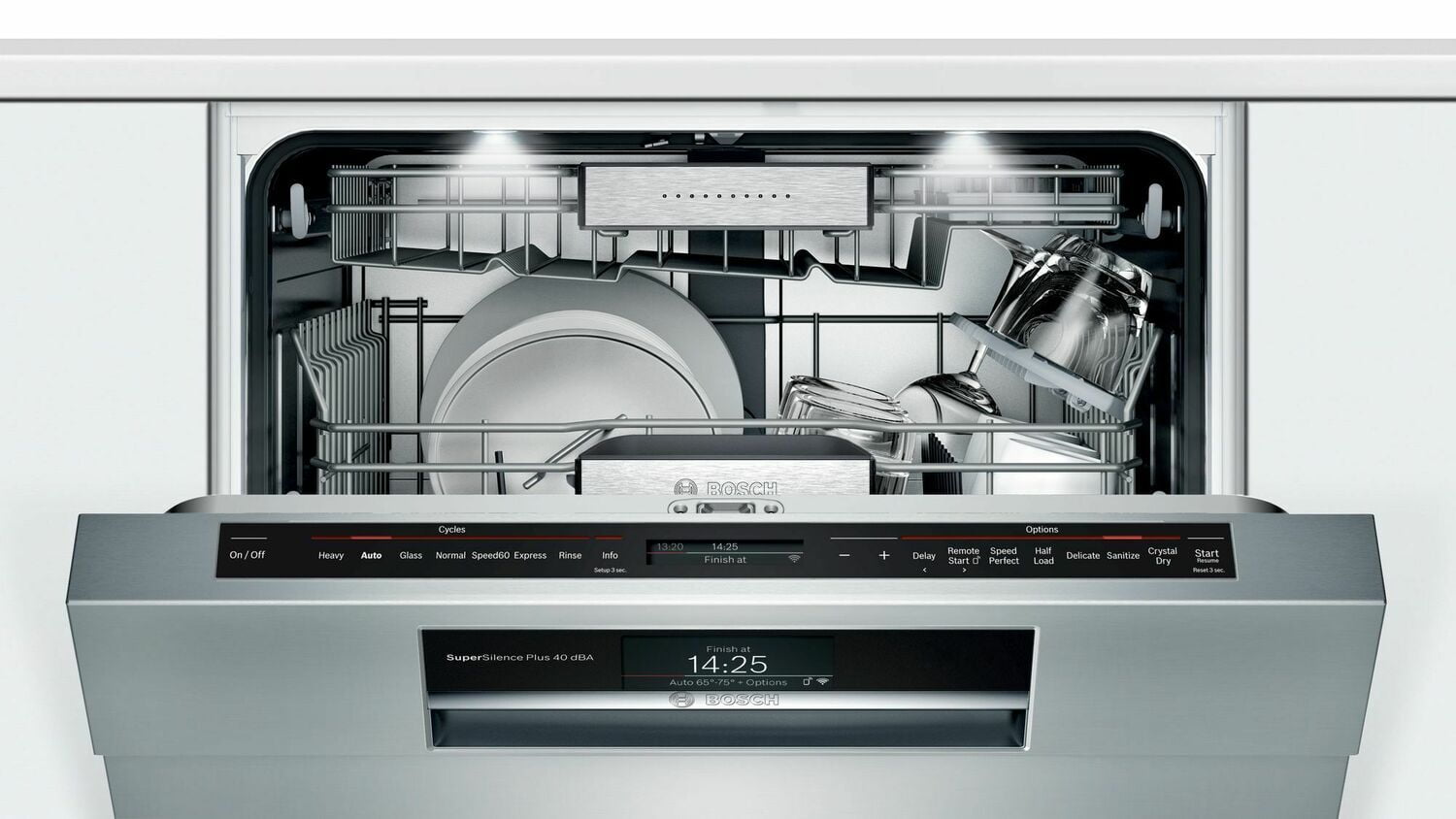 Bosch SHE88PZ65N Benchmark® Dishwasher 24'' Stainless Steel, Xxl She88Pz65N