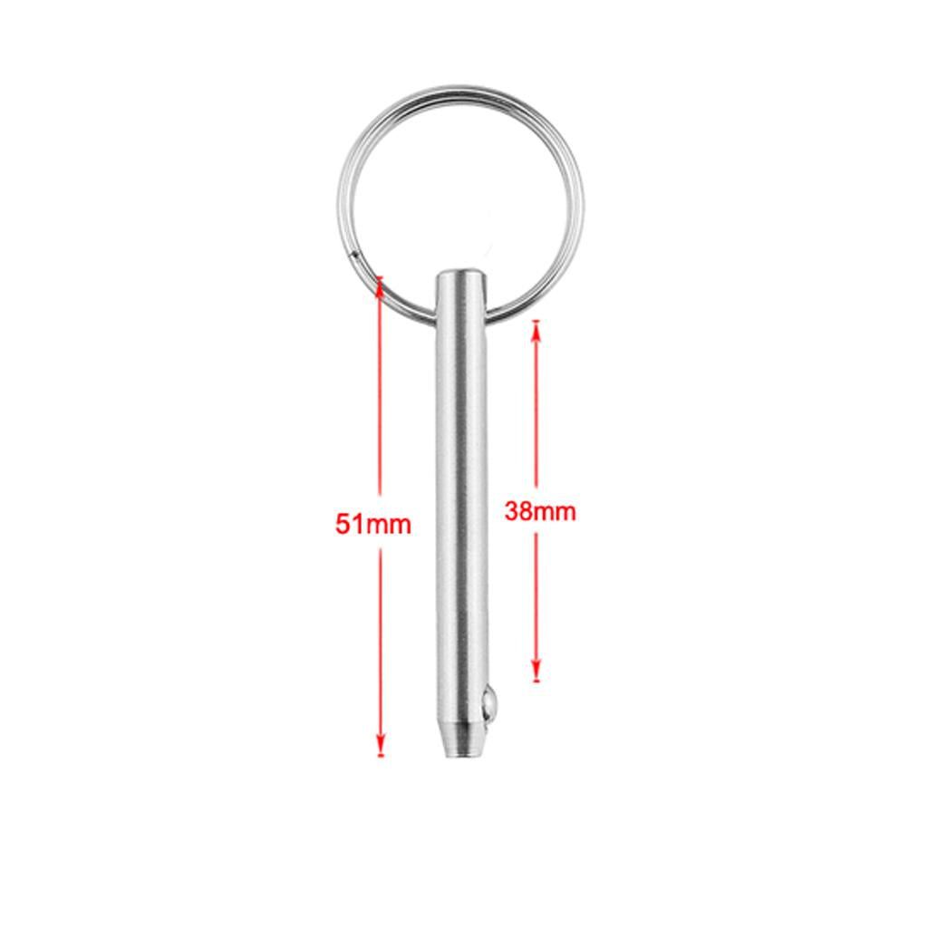 4pcs Marine Release Pin 316 Stainless Steel For Boat Bimini Top 51mm