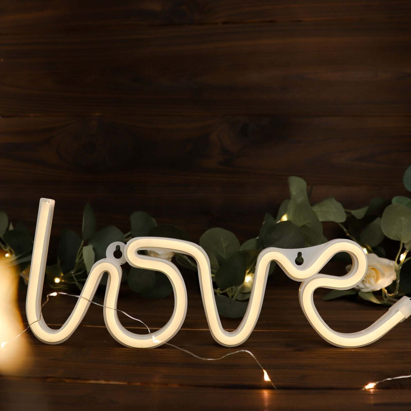 Love Neon Light Sign, LED Reusable Wall Decor Lights USB and Battery Operated 13