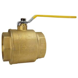 Apollo 4 in. Brass FNPT x FNPT Full-Port Ball Valve 94A10A01