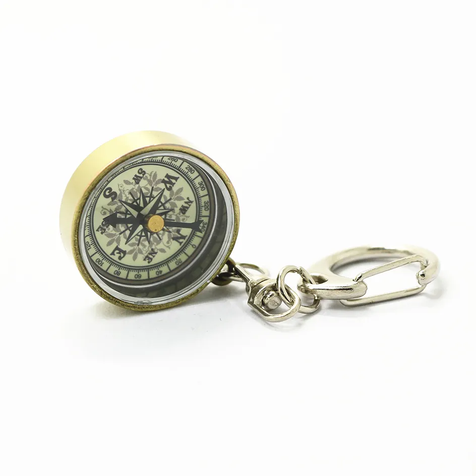 Mini  Compass Portable Outdoor Camping Hiking Pocket Navigator Adventure Keychain Compass Climbing Equipment