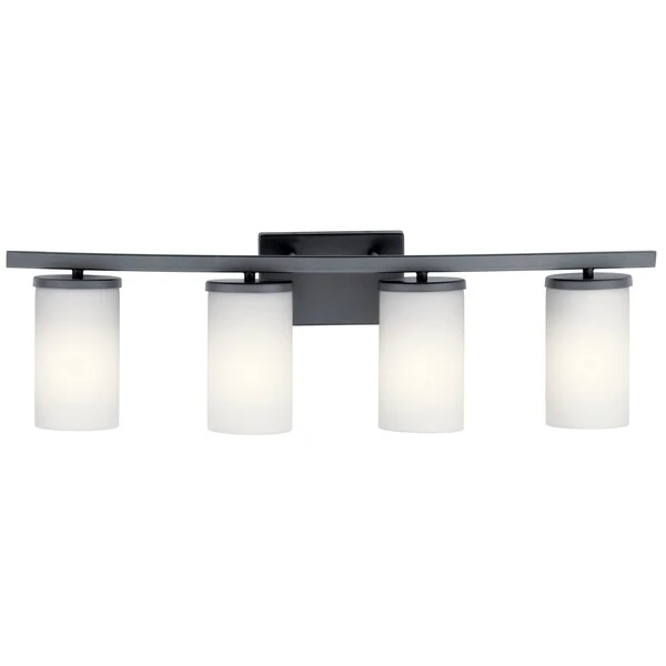 Kichler Lighting Crosby 4-Light Vanity Light Black