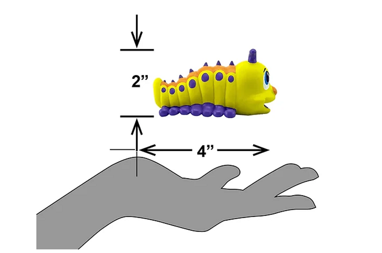 PetSport Naturflex Tiny Tots Caterpillar Dog Toy