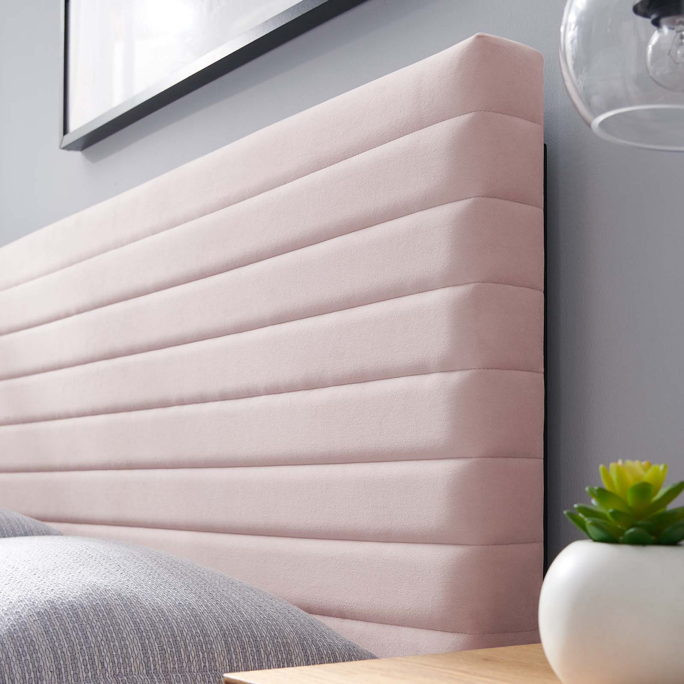 Tranquil Full/Queen Headboard  Pink   Contemporary   Headboards   by First of a Kind USA Inc  Houzz