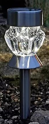 Smart Solar Crystal Stake Light Stainless Steel 1011541