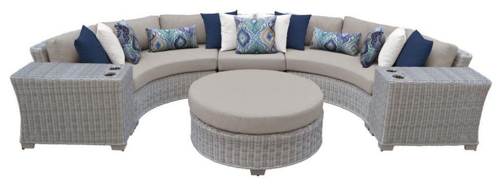 7 4582 Nixon Recliner  Ponytail   Tropical   Outdoor Lounge Sets   by BisonOffice  Houzz