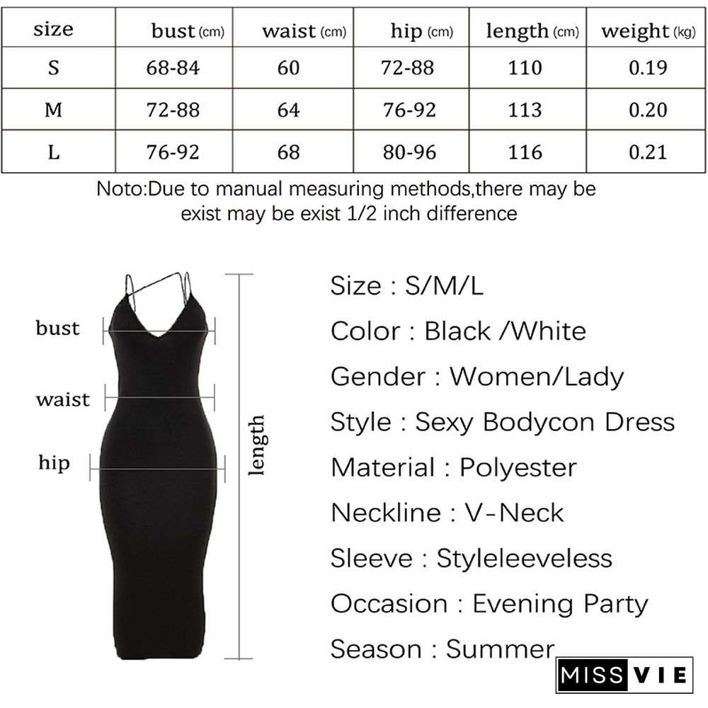 New Summer Dresses Women Sling V-neck Slim Fit Bodycon Long Dress Sleeveless Backless Elegant Sexy Club Bag Hip Party Dress