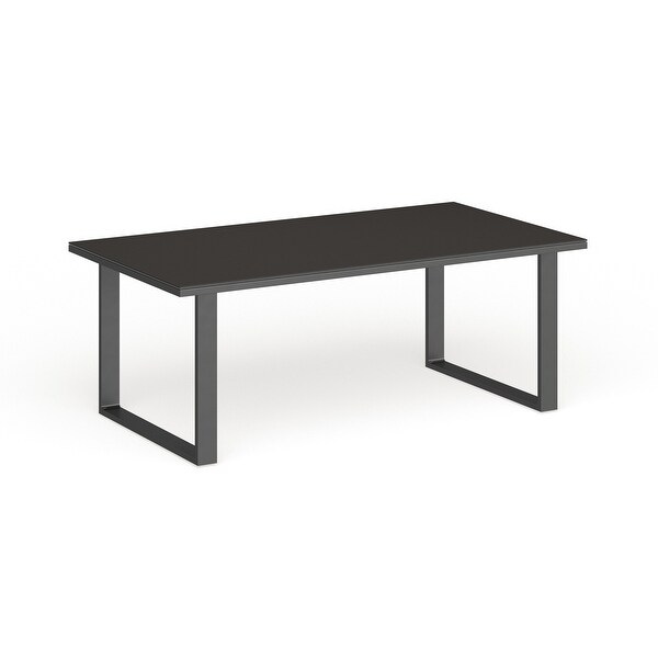 Chance Glasstop Outdoor Patio Coffee Table