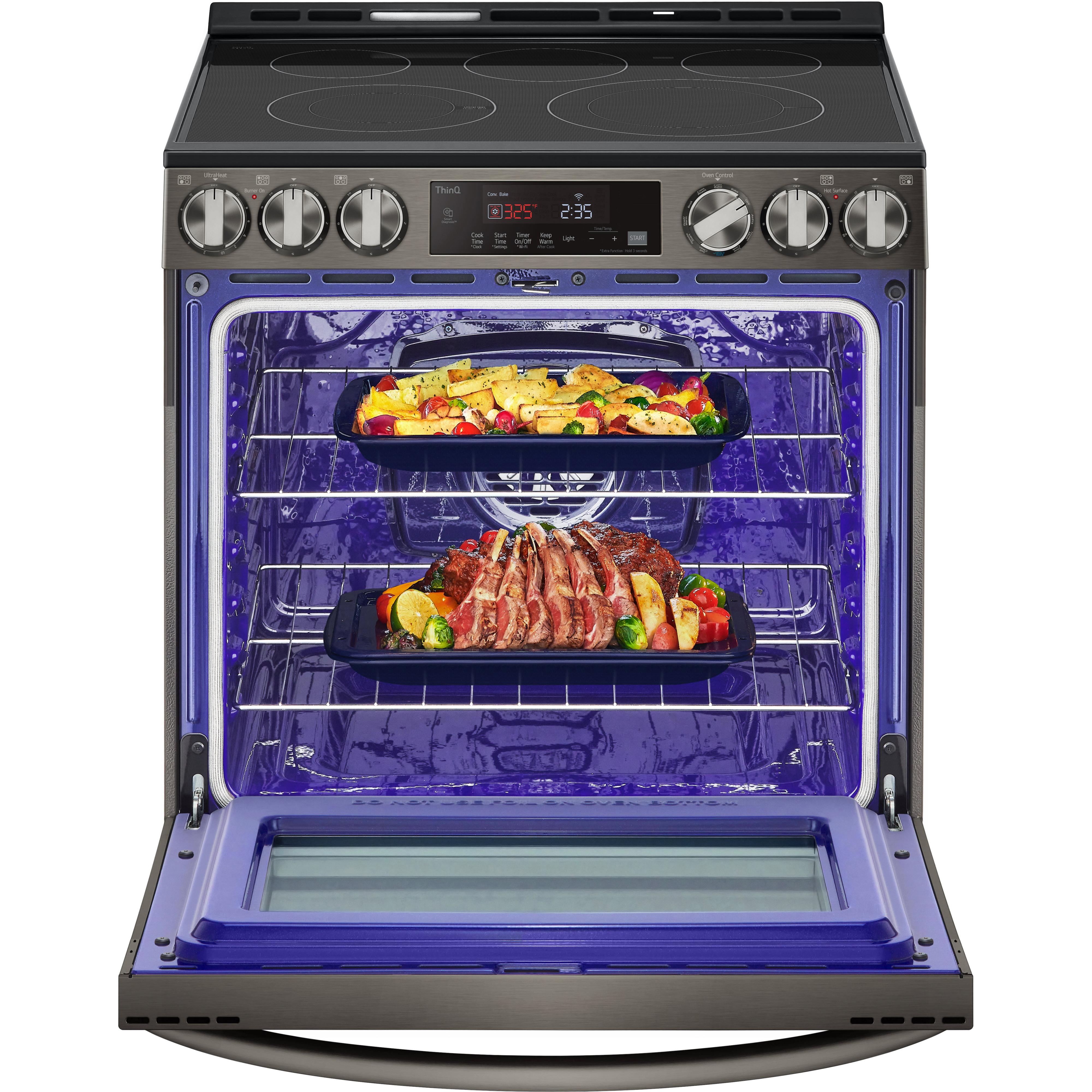 LG 30-inch Slide-in Electric Range with Air Fry Technology LSEL6333D