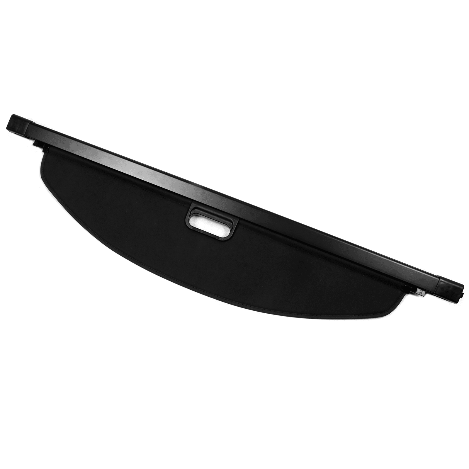 Ikon Motorsports Compatible with 13-18 Acura RDX Tonneau Cargo Shade Cover Black-Vinly+Aluminum Rod