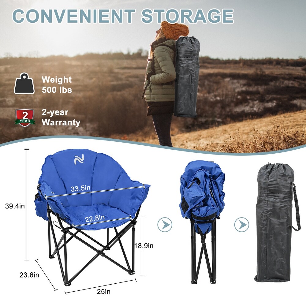 Heated Camping Chair with 3 Heat Levels  Portable Folding Heated Chair   39.40\