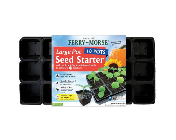 Ferry Morse Large 18 Pot Seed Starting Tray - P180-6