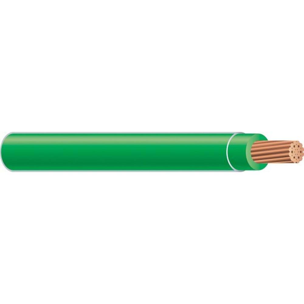 Southwire (By-the-Foot) 6 Green Stranded CU SIMpull THHN Wire 20497499