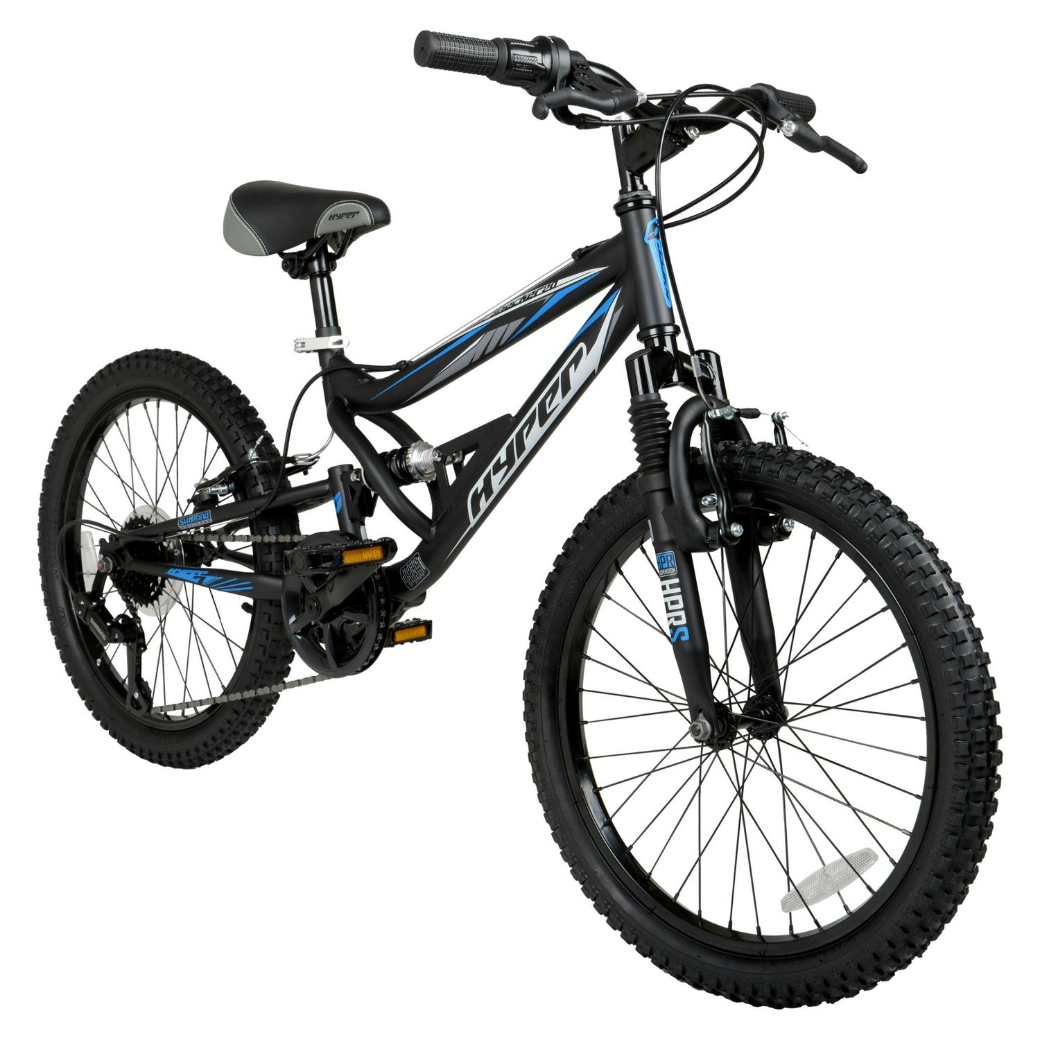 Hyper Bicycles 20  Boys Shocker Mountain Bike Kids Black  Crowdfused