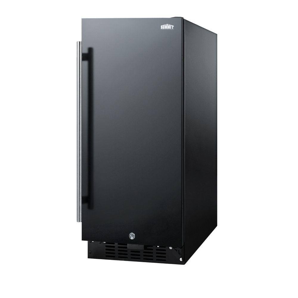 Summit Appliance 15 in. 3 cu. ft. Mini Fridge in Black FF1532B