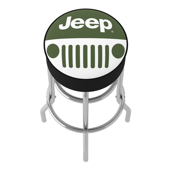 Jeep Grille 360 Degree Swivel Barstool w/ Foam Padded Seat - 20 x 20 x 31