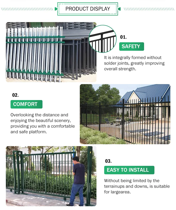 Modern Design Ornamental Wrought Iron Fence Iron Gate And Metal Fence Wrought Iron Zinc Steel Fence Panels