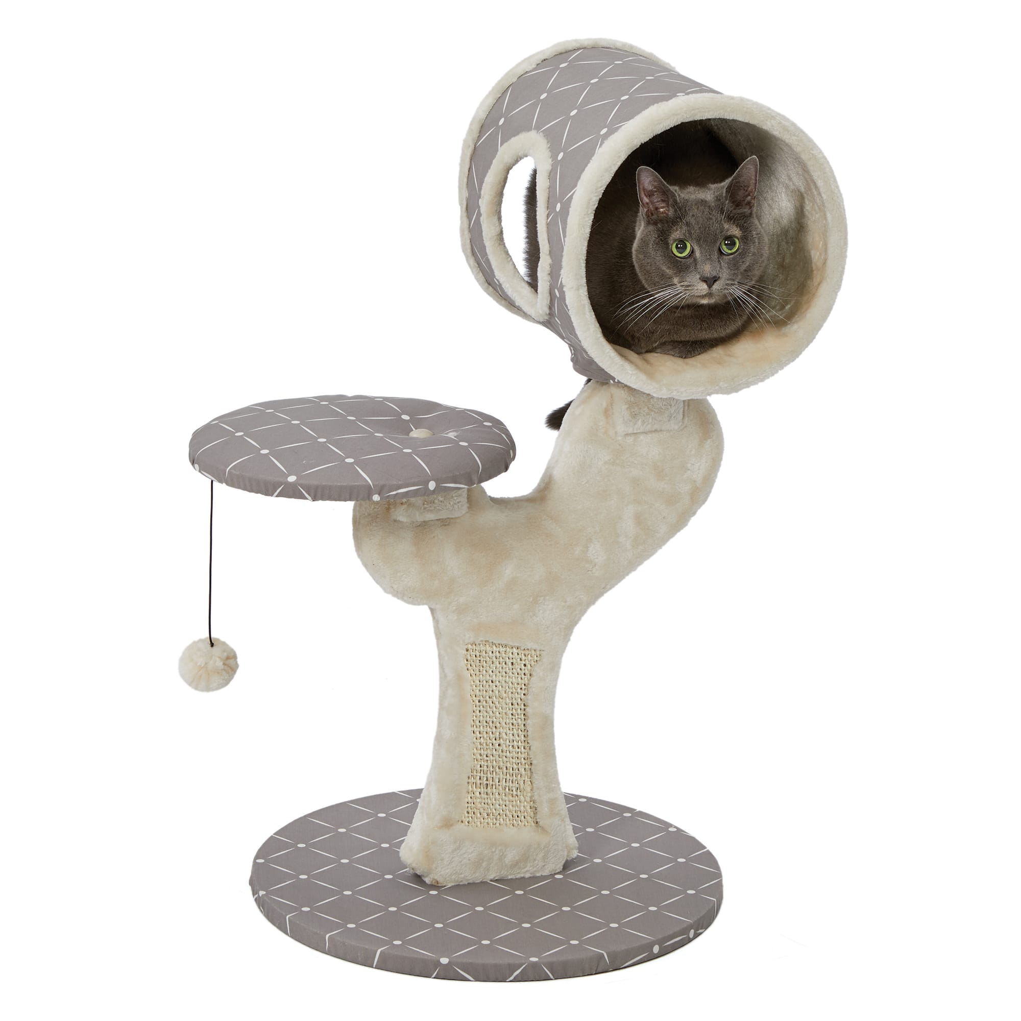 Midwest Salvador Grey Cat Tree， 30.75